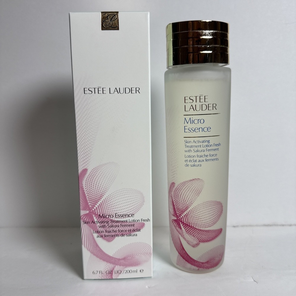 Estee Lauder Micro Essence Skin Activating Treatment Lotion Sakura 6.7 oz NEW